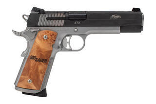 Sig Sauer 1911 STX Full Size .45 ACP Pistol has a two tone design